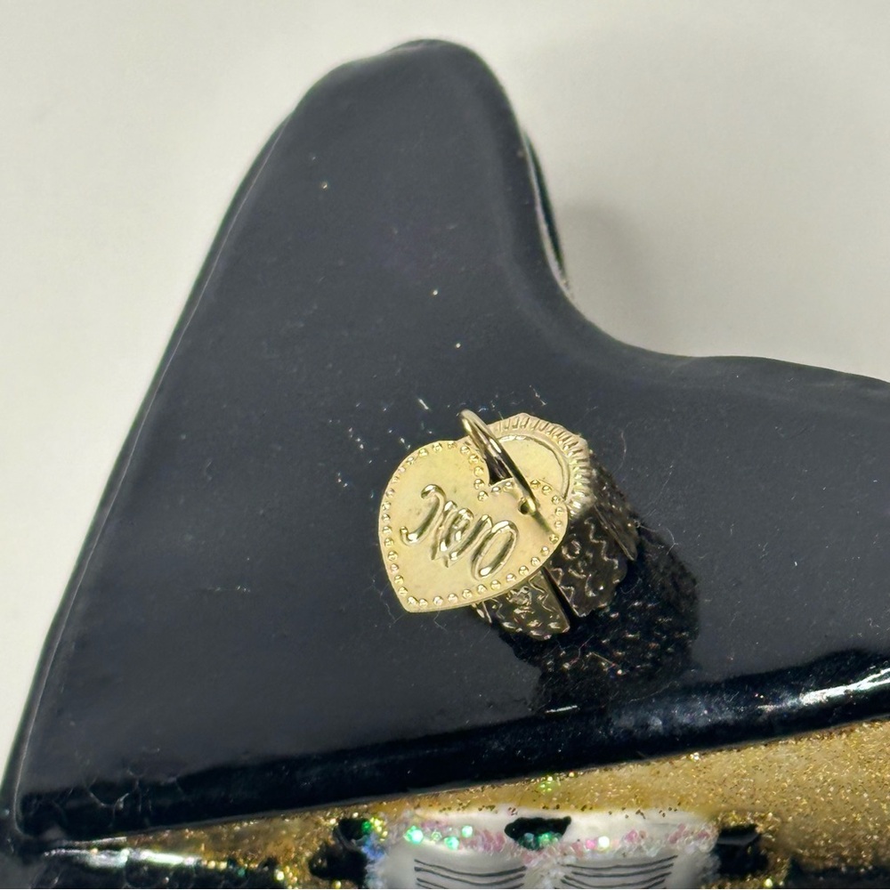 Old World Christmas Baby Grand Piano Hand Blown Glass Holiday Ornament - Picture 9 of 11